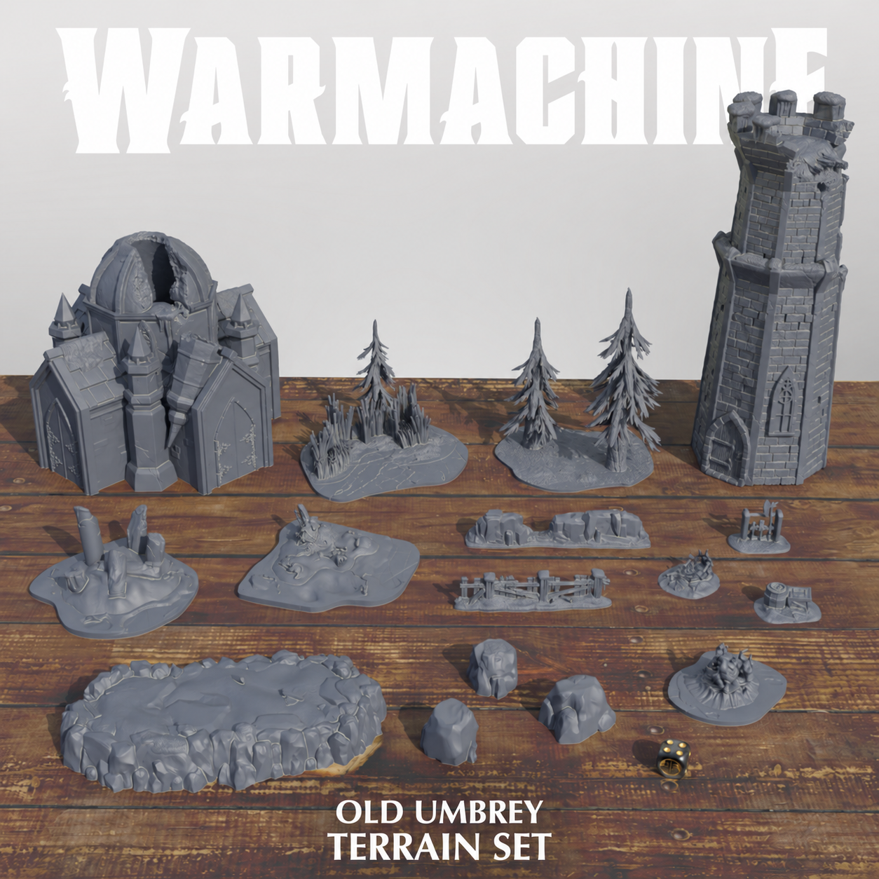 Khador Old Umbrey Terrain Pack — design reference