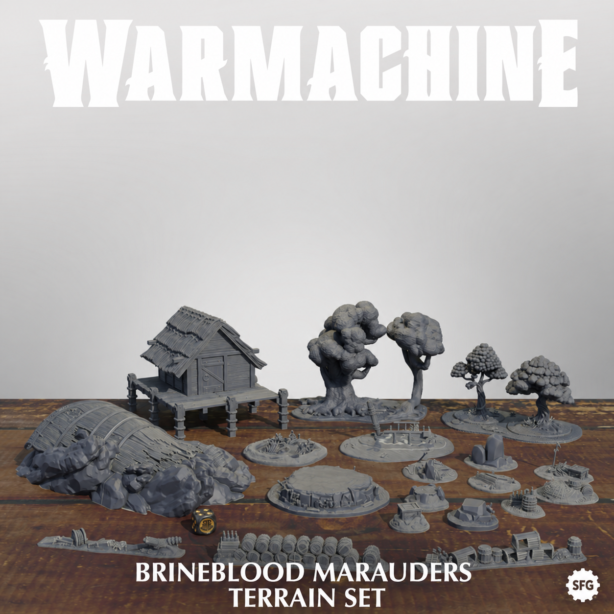 Southern Kreils Brineblood Marauders Terrain Pack — design reference