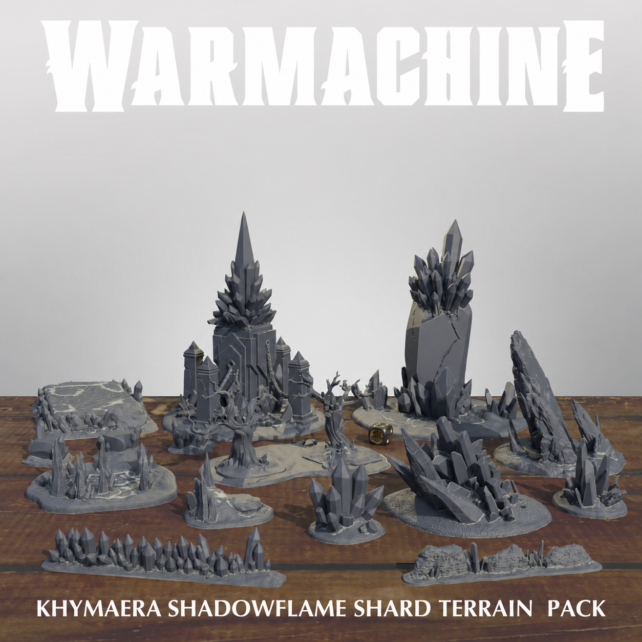 Khymaera Shadowflame Shard Terrain Pack — design reference